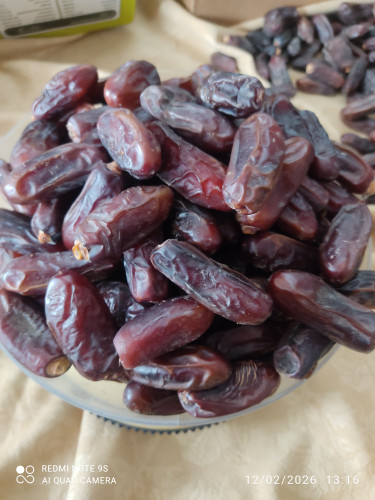 خرمای خشک با کیفیت عالی 🌴 تهیهشده از بهترین خرماها، کاملاً طبیعی، مغذی و ماندگار. انتخابی سالم برای خانوادهای که به تغذیه اهمیت میدهد.